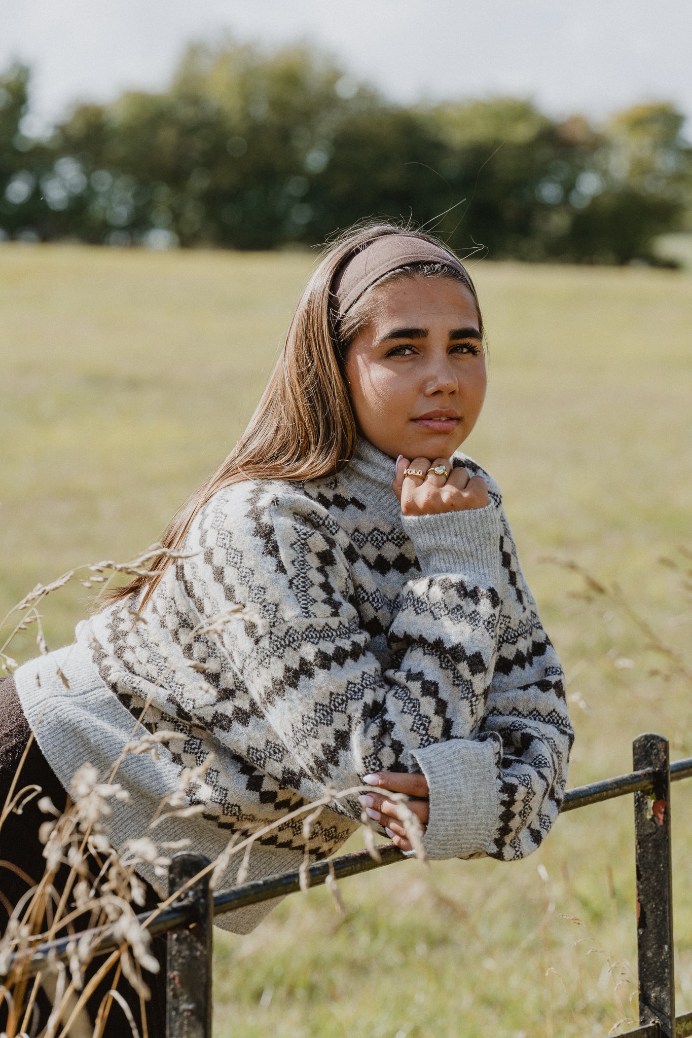 VMGAIVA Pullover - Light Grey Melange